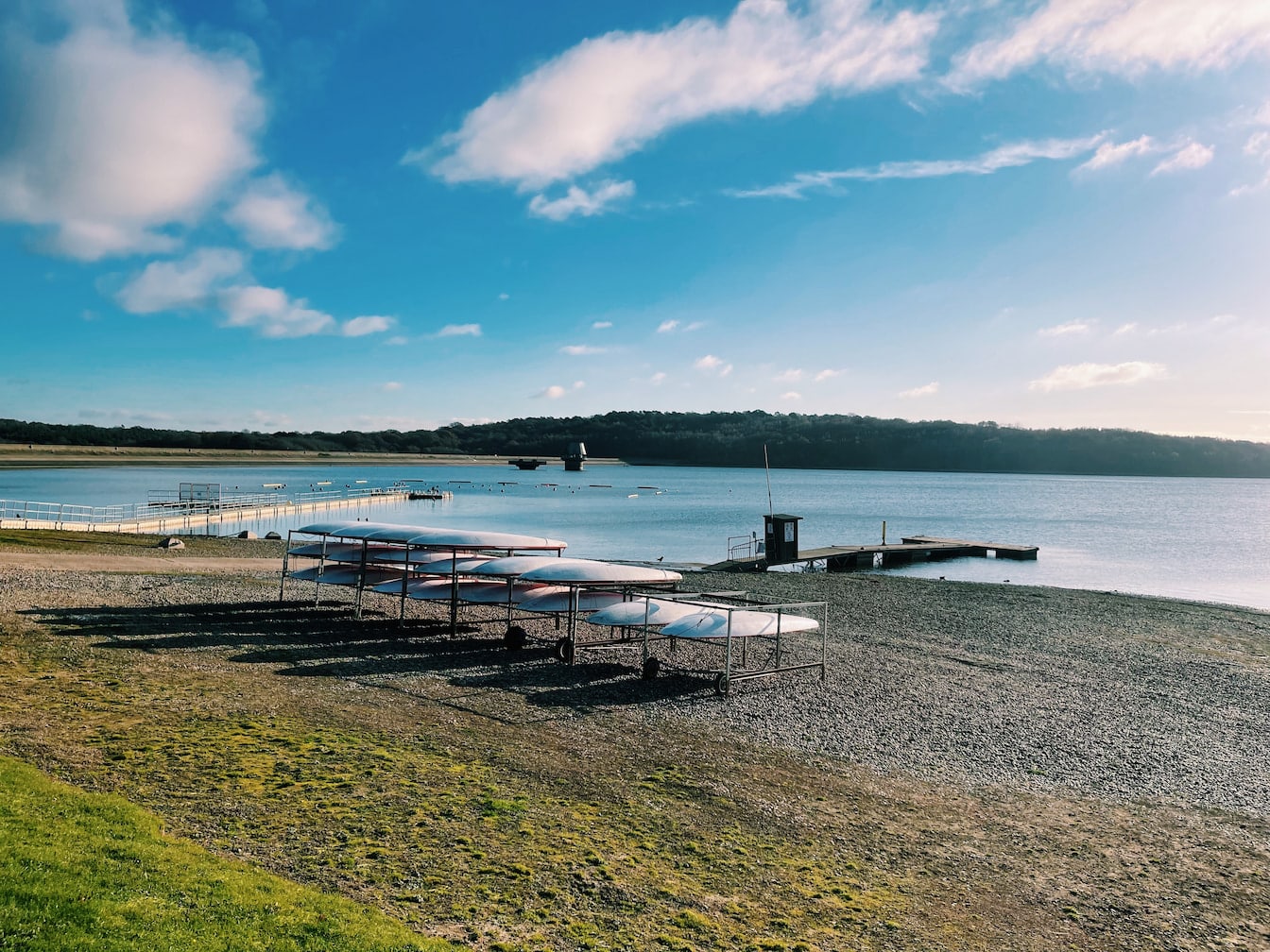 Boat storage at Bewl Water