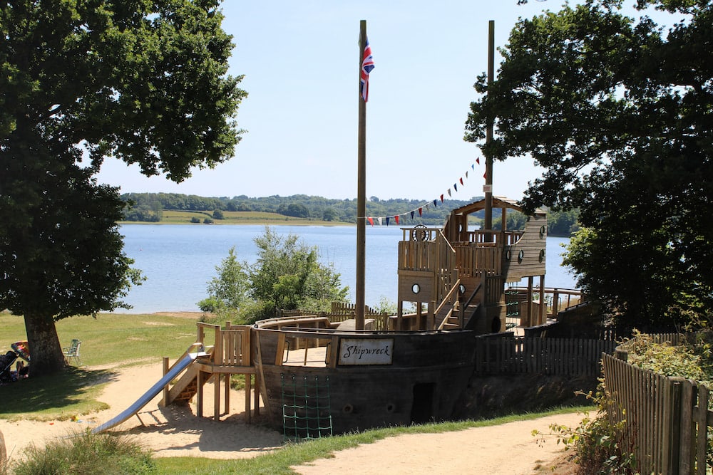 Outdoor Activity area in the shape of a boat