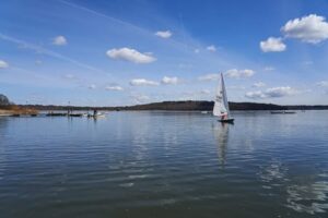 Sailing boat at bewl water