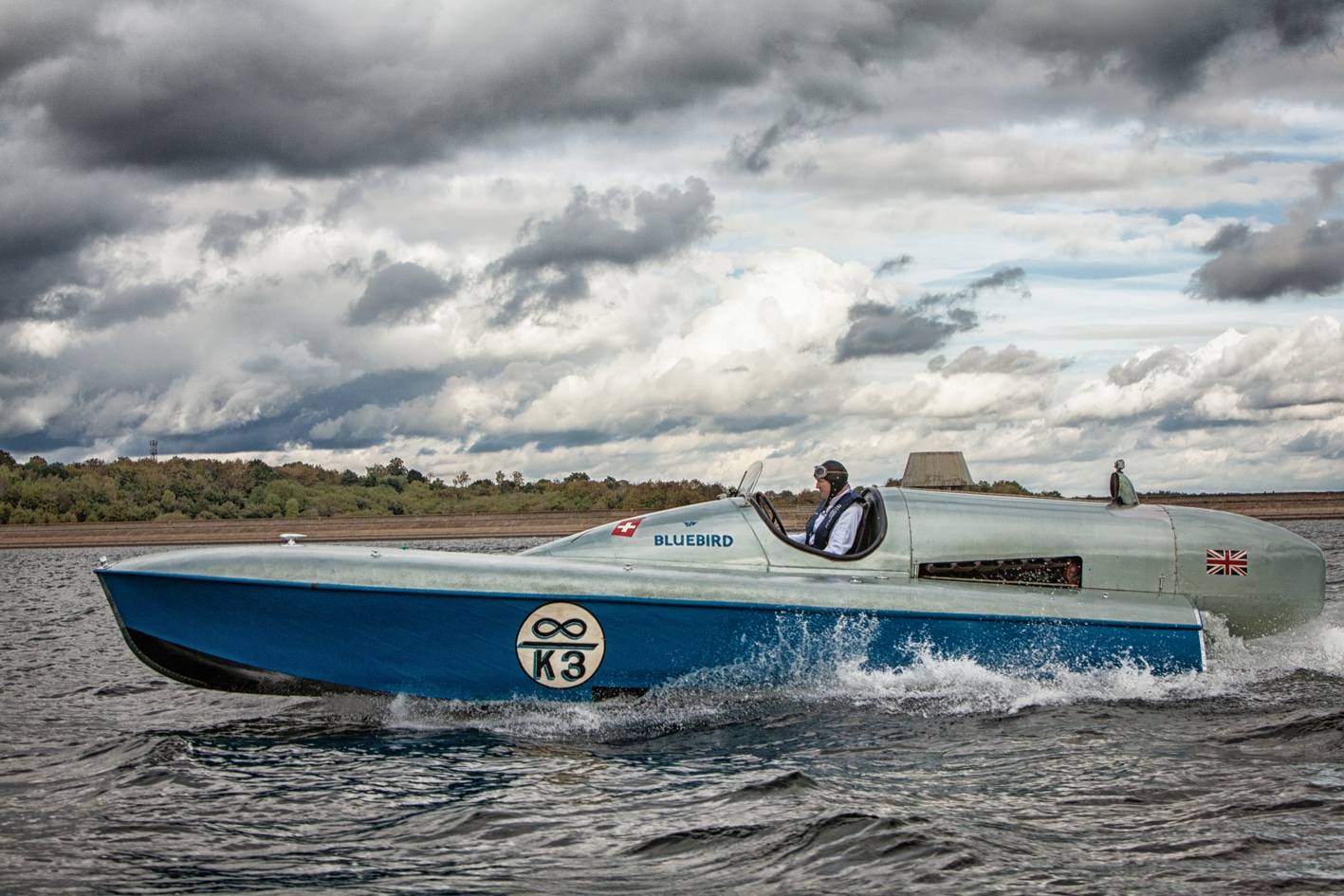 The Bluebird K3 at Bewl Water