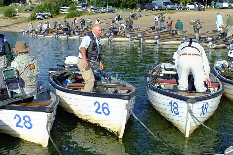 Fishing competition at Bewl Water