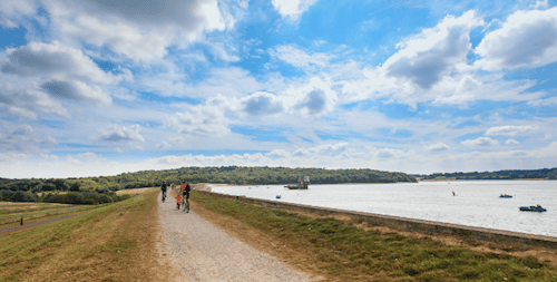 Path near the bewl water lake