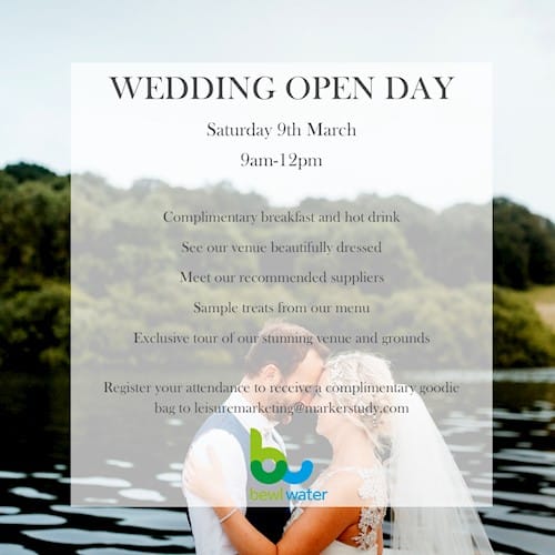 Wedding Open Day poster