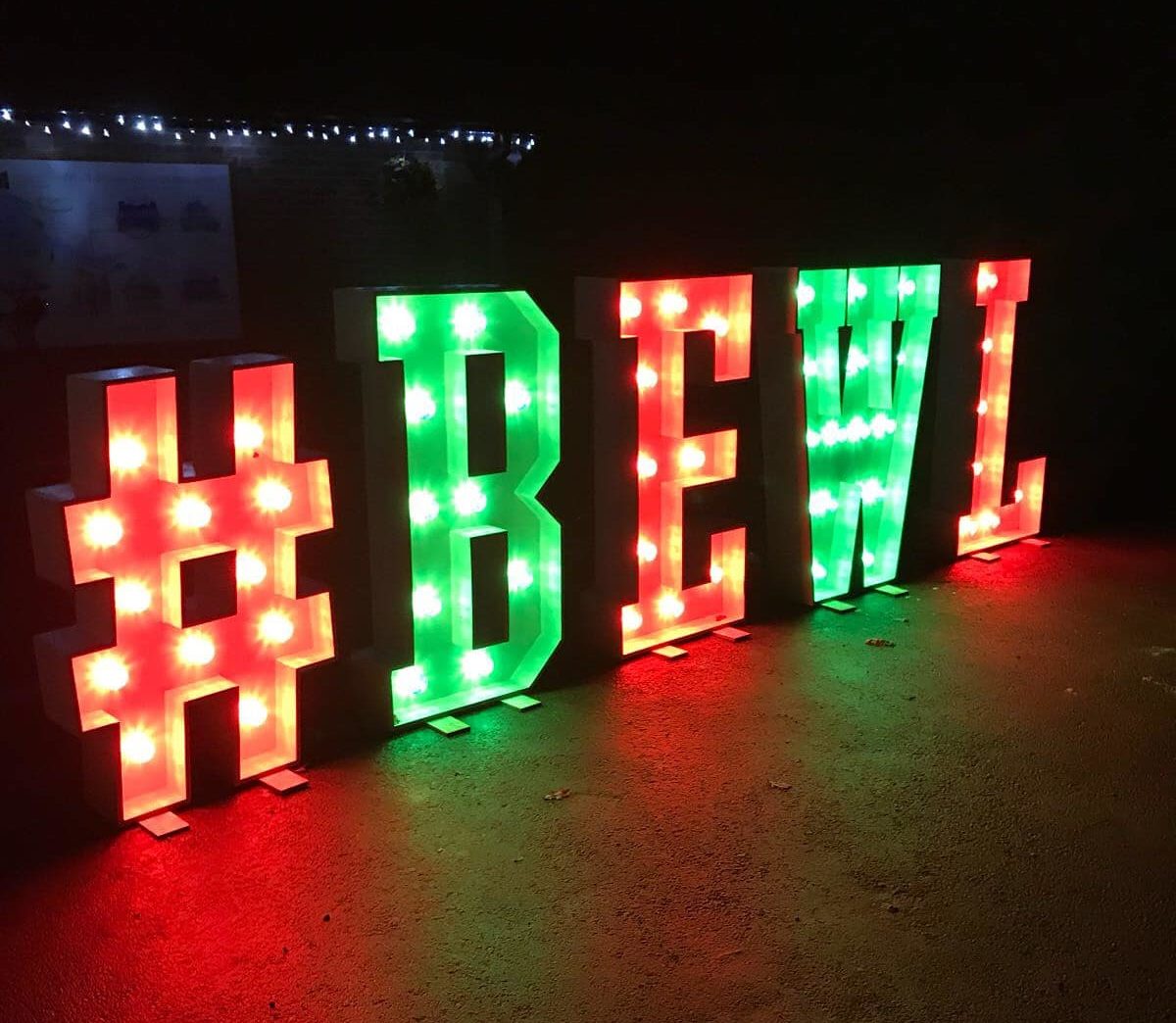 Bewl Christmas lights