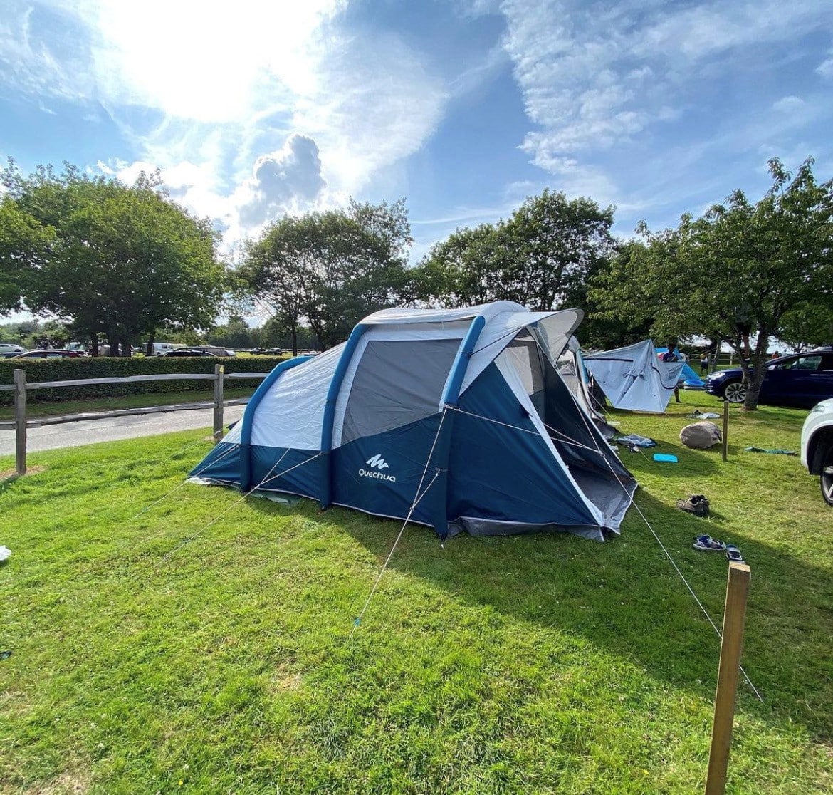Tent at the bewl water camping