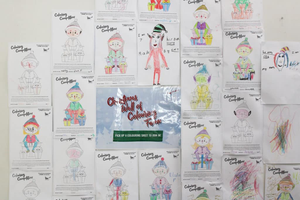 Drawings for participants of the Colouring Competition