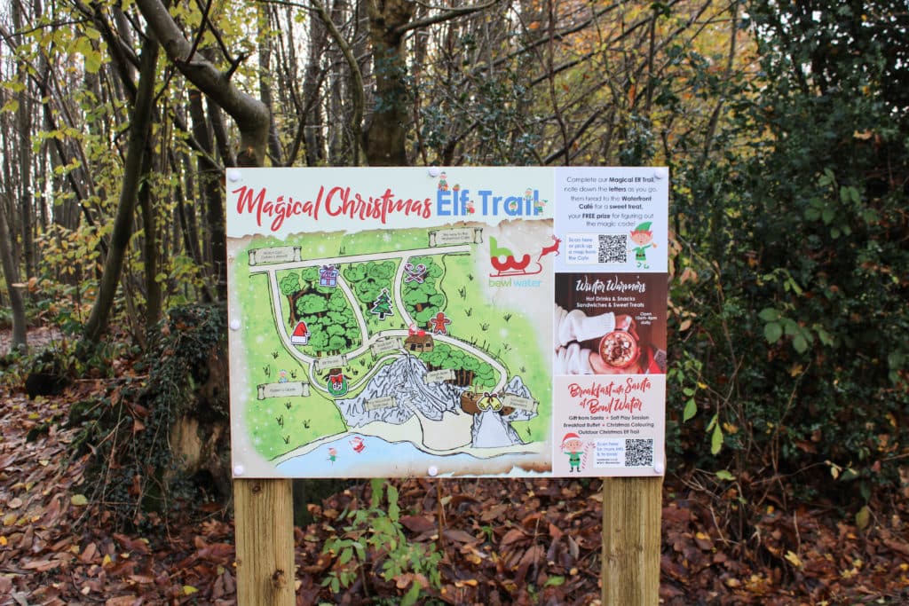 Magical Christmas Elf Trail Map
