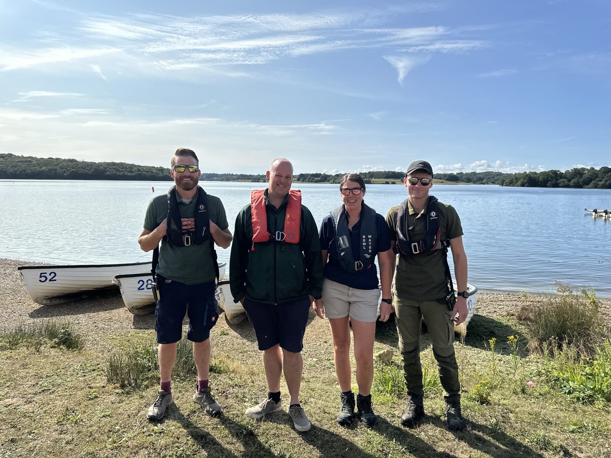 Four bewl water rangers