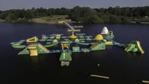 Bewl Water Aqua Park inflatables