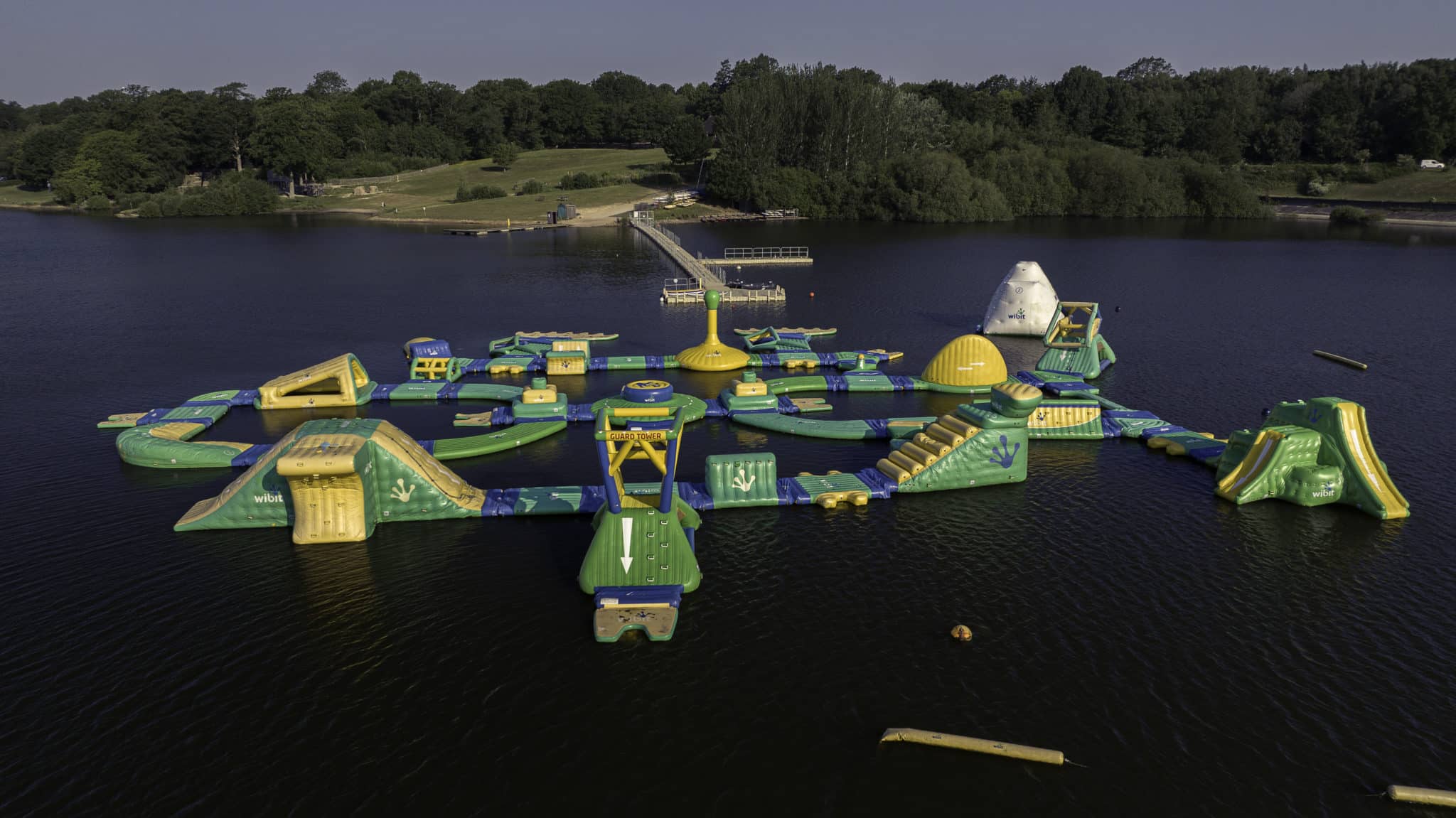 Bewl Water Aqua Park inflatables