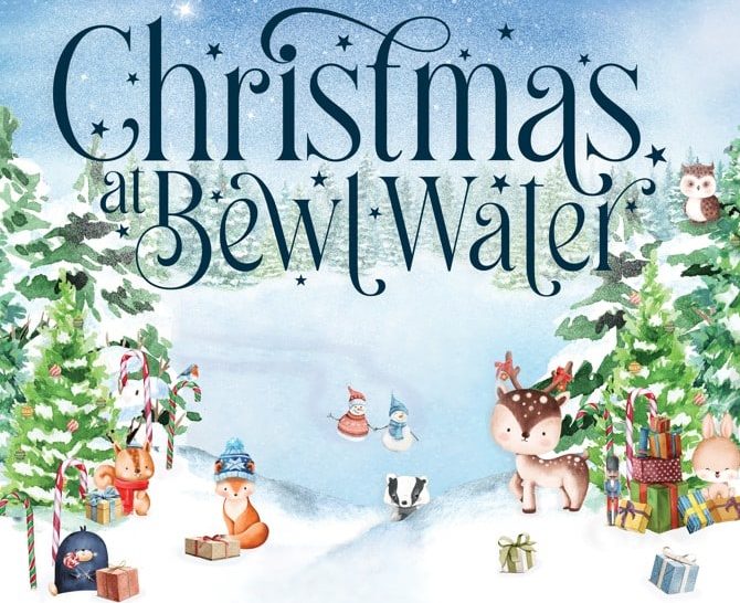 Christmas themed drawing for Christmas at Bewl Water
