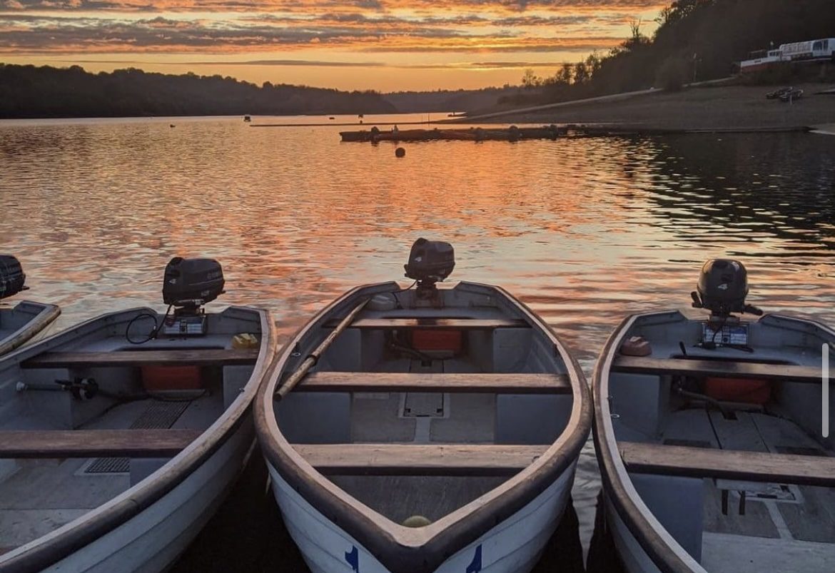 Three boats docked at bewl water