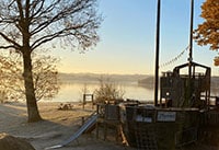 Bewl Water Playground on a winters morning