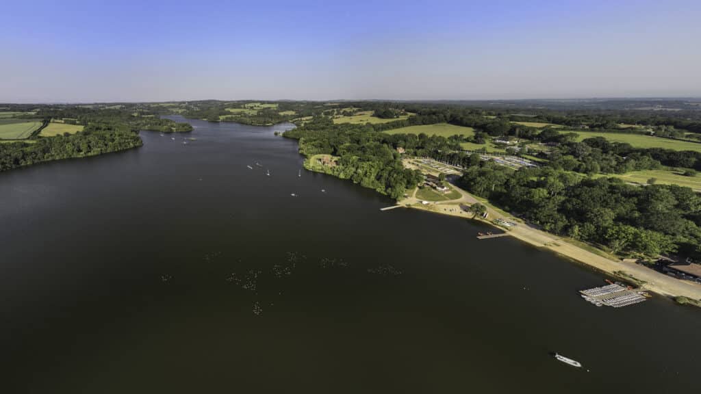 Bewl Water reservoir in Lamberhurst, Kent