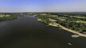 Bewl Water reservoir in Lamberhurst, Kent